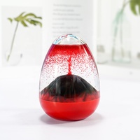 Jouet sensoriel coloré minuterie éruption volcanique ornements soulagement du Stress TDAH autisme liquide sable mouvement barboteur sablier fabriqué en ABS