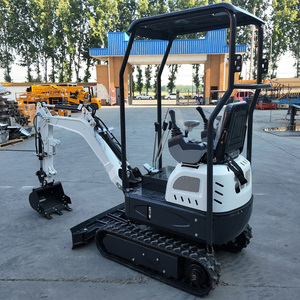 Mini-excavatrice Kubota de 1,0 tonne avec châssis à chenilles en caoutchouc, cabine ouverte, certifiée CE EPA, livraison gratuite, pour travaux agricoles, aménagement paysager et construction - Product Image 3