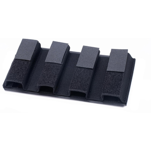 Bolsa Táctica Abierta Elástica para Cuatro Cargadores, Bolsa Quad de Nylon para Cargadores de 9MM con Gancho de Fijación para Bolsa de Campo de Tiro, MK3 MK4 <span class=keywords><strong>Chest</strong></span> <span class=keywords><strong>Rig</strong></span> - Product Image 2