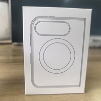 Étui de téléphone pliable transparent avec support magnétique rotatif à 360°, pare-chocs antichoc, coque arrière transparente pour iPhone Duo