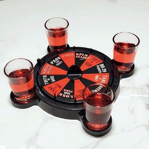 Ensemble de jeu de lancer et de rotation |   Roue à boire pour fête amusante avec plusieurs gobelets |   Idéal pour les jeux d'alcool à boire dans les KTV, les bars et les discothèques - Product Image 3
