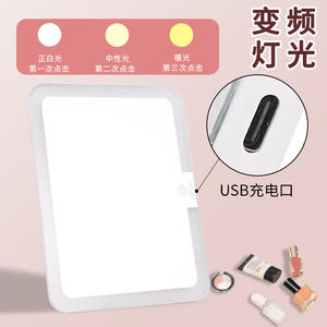 Bolsa de Cosméticos B1 12, Negra y Rosa Iridiscente, Color Sólido, con Cierre, Asa Suave, Estuche de Maquillaje Portátil para Almacenamiento en el Hogar - Product Image 4