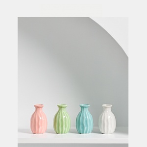 Porcellana Minimalista con Pigmenti <span class=keywords><strong>Colorati</strong></span> per Pittura e Disegno per Bambini, Vaso per Fiori Ecologico Fai-da-Te per Congratulazioni - Product Image 2
