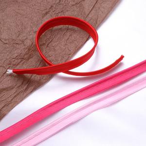 Nastro in Raso Pronto all'Uso, Nastro con Anima in Cotone <span class=keywords><strong>per</strong></span> Colletti Qipao e Decorazioni di Abiti - Product Image 1