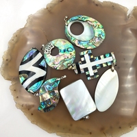 Vente en gros de pendentifs en nacre pour la fabrication de bijoux