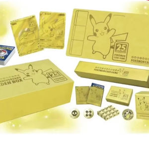 Producto <span class=keywords><strong>de</strong></span> <span class=keywords><strong>Juego</strong></span> <span class=keywords><strong>de</strong></span> <span class=keywords><strong>Mesa</strong></span>: Bolsa <span class=keywords><strong>de</strong></span> Recarga Original Genuina <span class=keywords><strong>de</strong></span> Cartas Pokémon PTCG, 15 Cartas, Edición Tradicional China, 25 Aniversario - Product Image 1