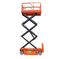 Plateforme élévatrice à ciseaux en acier robuste Lemax LS10 3-14m, capacité de 450 kg, autopropulsée, électrique, hydraulique