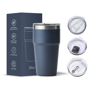 Qianchuan 20oz Stainless Steel Tumbler Insulated Travel <b>Mug</b> BPA Free <b>Double</b> <b>Wall</b> - Product Image 5