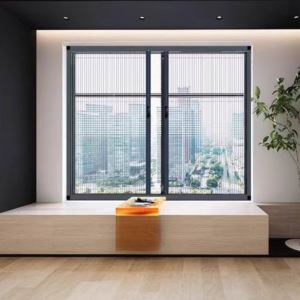 Uso en el hogar Anti <span class=keywords><strong>Mosquito</strong></span> Bug Retráctil Plisse <span class=keywords><strong>Net</strong></span> Ventana Desmontable Ventana Cortina Plisada Persiana Enrollable Horizontal - Product Image 1