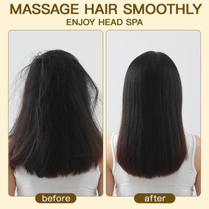 Brosse à cheveux à ailettes personnalisée, brosse à cheveux volumineuse, massage profond du cuir chevelu pour femmes - Product Image 3