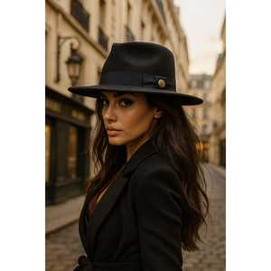 Chapeau Fedora Panama à large bord élégant de haute qualité en blanc, accessoire d'été élégant - Spk1145 - Product Image 6