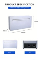 AC Dinding Tipe Single-block 12000 BTU Baru, AC Rumah Tangga Bertenaga Listrik, Tanpa Unit Luar Ruangan