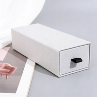 Boîtes d'emballage cadeau personnalisées en carton ondulé mince avec logo pour cosmétiques, parfums, lunettes de soleil