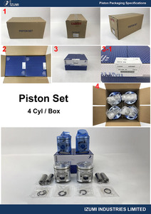 IZUMI B4.5 QSB4.5 Diesel Engine Piston 3939398 Machinery Part - Product Image 3