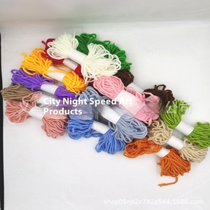 DIY Wool Material Kit 10 Colors Soft Milk Cotton & Auxiliary Wool Handmade Puzzle & Textile & Fabric Crafts Kit Sewing Accessory