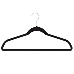 Perchas <span class=keywords><strong>de</strong></span> Plástico <span class=keywords><strong>de</strong></span> Nailon para Armario, Antideslizantes, Negras, Clásicas, Populares, <span class=keywords><strong>de</strong></span> Alta Calidad, Precio al por Mayor - Product Image 3