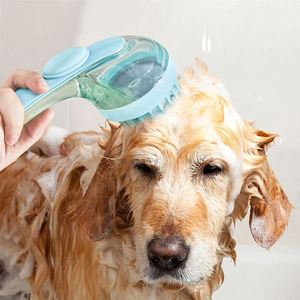 Dog Yellow Silicone Durable Dogs Large Capacity Bath <b>Brush</b> for <b>Pet</b> Grooming Salon - Product Image 6