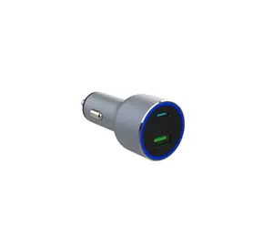 120W High Power PD3.0 PPS Car Charger Super Fast 3 USB Multi-function Cigarette Car Charger Adapter