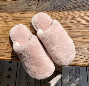 Magnifiques pantoufles d'intérieur chaudes et moelleuses pour femmes, pantoufles en fourrure douce pour femmes - Product Image 5