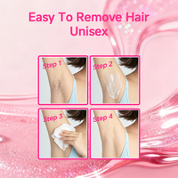 Crème dépilatoire naturelle et indolore FUXIN OEM ODM, action rapide en 3 minutes, pour tout le corps, marque privée, pour hommes à peau normale