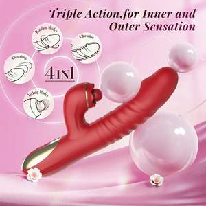 Vibrator Schub dildo für Frauen <span class=keywords><strong>G</strong></span>-Punkt Vibrator Klitoris stimulator Sexspielzeug Lecken Kaninchen Vibratoren Adult Sexspielzeug für Frauen - Product Image 3