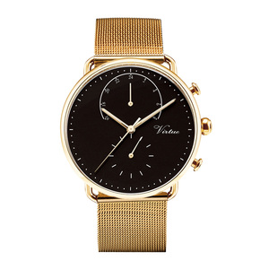 Montre de luxe à <span class=keywords><strong>Quartz</strong></span> en acier inoxydable pour hommes, bracelet en cuir, Interchangeable, 2020 - Product Image 3