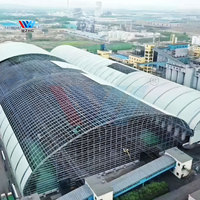 Structures en acier semi-circulaires de dôme de voûte de ventilation en acier du climat tropical AISC