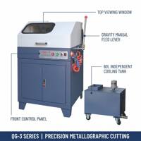 JBONG QG-3 Electrical Vertical External Water Tank/Desktop Water Tank Precision Metallographic Sample Cutting Machine 380V
