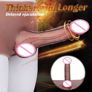 Celana panjang silikon bertali untuk pria, celana panjang Dildo dengan lubang <span class=keywords><strong>Harness</strong></span> untuk pria - Product Image 3