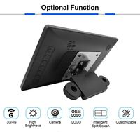 Écran publicitaire interactif tactile de 12 pouces pour taxi, lecteur multimédia vidéo en boucle, signalisation numérique