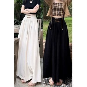 <b>Summer</b> <b>Women</b> Chinese Traditional Pants Lady Comfortable Baggy Wide Leg Straight Leg <b>Trousers</b> Female Fashion High Waisted Slacks - Product Image 5