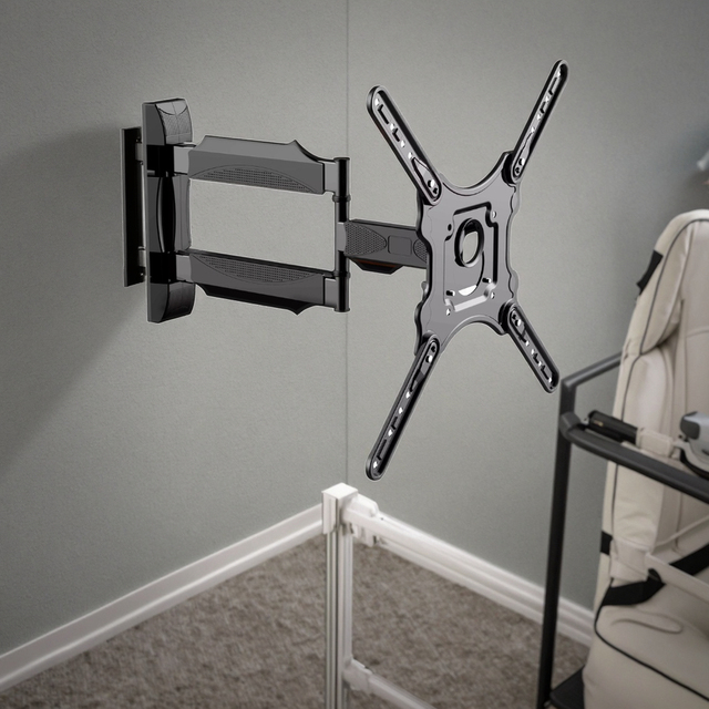 Durable Arm 32''-55'' Inch Full Motion Steel TV Wall Bracket Motorized Support for TV LCD/LED Plasma Monitor Mount