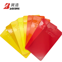 Peinture pour appareils d'extérieur en nouveau matériau, orange, revêtement en poudre époxy haute performance, sans pollution.