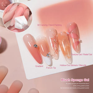 Missgooey - Cojín de Gel de 6 Compartimentos para Rubor de Alta Pigmentación, Efecto <span class=keywords><strong>Degradado</strong></span>, para Arte de <span class=keywords><strong>Uñas</strong></span>, Efecto Ombré - Product Image 3