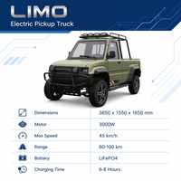 Электрический пикап 4x4 на заказ с грузовым отсеком для перевозки товаров на ранчо, напрямую от производителя