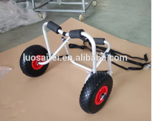 Carrito <span class=keywords><strong>de</strong></span> aluminio LSF para <span class=keywords><strong>kayak</strong></span>, carrito para bote <span class=keywords><strong>de</strong></span> pesca con ruedas resistentes, capacidad para 1 <span class=keywords><strong>kayak</strong></span>, uso <span class=keywords><strong>en</strong></span> exteriores - Product Image 5