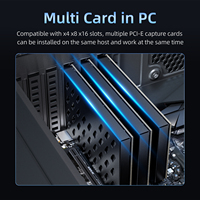 Tarjeta de Captura de Video PCIe UNISHEEN UC3520H-4K60 Profesional Estable de 2 Canales 4K60fps Ultra HD