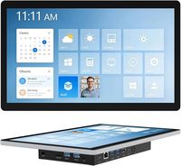 PC industriel tout-en-un avec écran tactile de 13,3 pouces, panneau argenté, Celeron N5095, écran FHD IPS, Win11 Pro, 8 Go de RAM, 128 Go de stockage