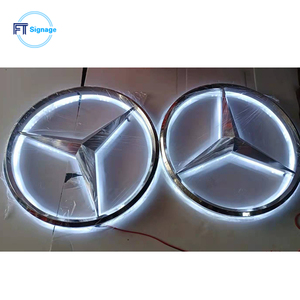 Insegna LED 3D Personalizzata per Auto con Finitura Cromata Metallica, Luce <span class=keywords><strong>in</strong></span> Acrilico per Concessionarie Auto e <span class=keywords><strong>Pubblicità</strong></span> Esterna - Product Image 6