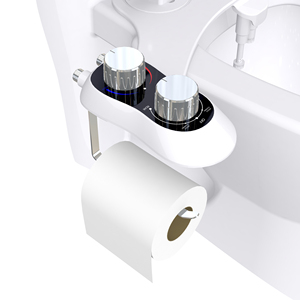 Cold Water Bathroom Manual <strong>Bidet</strong> <strong>Sprayer</strong> with Dual Nozzle ABS Self-Cleaning Attachment for Toilet Vagina Washing - Product Image 1
