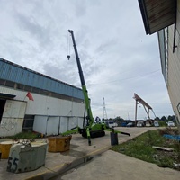 Grue araignée électrique/diesel Sipaite 10 tonnes avec système hydraulique, commande à distance, hauteur de levage 21 m et portée 19 m