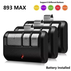 2pcs 893MAX Gate Garage Door Universal Remote Control Replacement Craftsman 310/315/390MHz 893LM 891LM 971LM <strong>Openers</strong> - Product Image 6