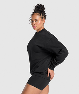 定制标志高品质套头衫奢华运动衫女式运动衫印花连帽衫女孩街装服装运动衫 - Product Image 3