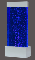 Mur de bulles d'eau de table, fonction d'eau à bulles changeante en acrylique LED pour la décoration de la maison et du bureau