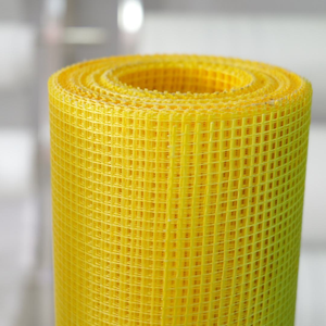Tissu en fibre de verre Yuking à prix d'usine, résistant aux hautes températures et à la corrosion, matériaux muraux modernes, alcali moyen - Product Image 1
