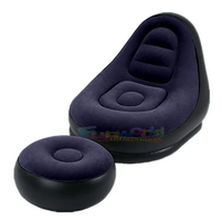 Canapé gonflable de camping et de plage, pouf gonflable rapide pour l'extérieur, idéal pour dormir