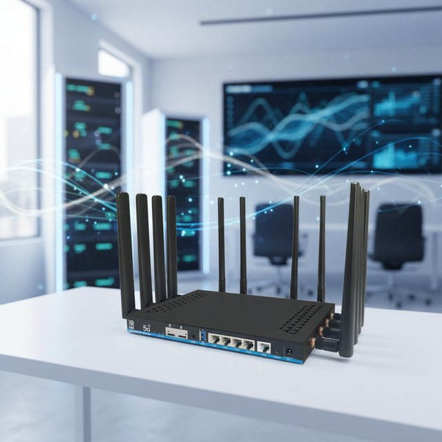 Industrial/Office/Enterprise Application Solution 5G Sim Load Balance Dual Band Gigabit WiFi 5G LTE Router with SIM Card Slot