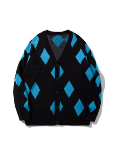 <span class=keywords><strong>Cardigan</strong></span> da Uomo in <span class=keywords><strong>Lana</strong></span>/Acrilico <span class=keywords><strong>Nero</strong></span> con Scollo a V, Personalizzabile ODM, Alta Qualità, Anti-Pilling, per l'Inverno - Product Image 6
