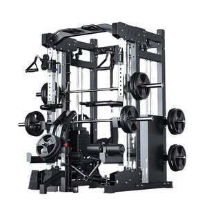 High Quality Heavy Duty Multi-functional Steel Smith Machine Professional Gym Equipment for Muscle Toning Shaping Exercises - Product Image 4