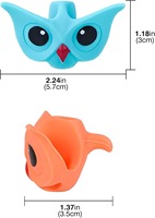Poignée de crayon en silicone avec fente de fixation de la pointe, aide à l'écriture ergonomique pour enfants, support de stylo pour une posture de préhension correcte, doux et confortable